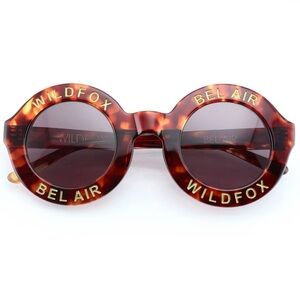 NWT Wildfox Bel Air Tortoise Shell Brown Belair Sunglasses Classic NEW with case